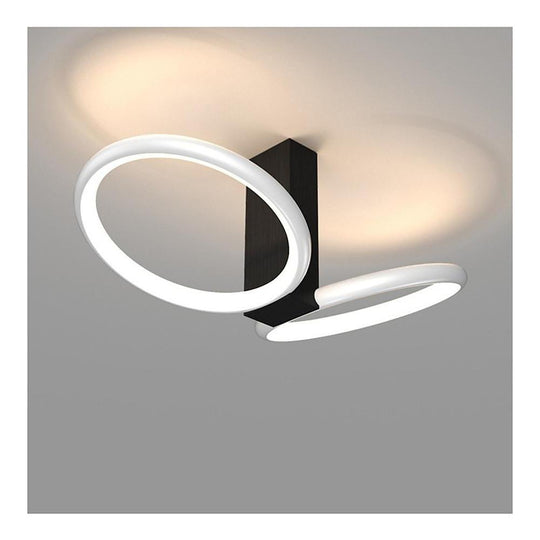 Squares Reflective Gold LED Flush Mount Ceiling Light