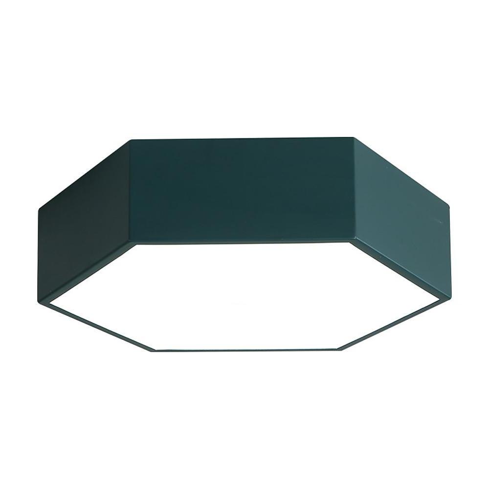 Geometric Shaped LED Wireless Control Modern Ceiling Light – Flush Mount Design