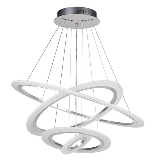 Adjustable 4 Rings LED Modern Chandelier Pendant Lighting