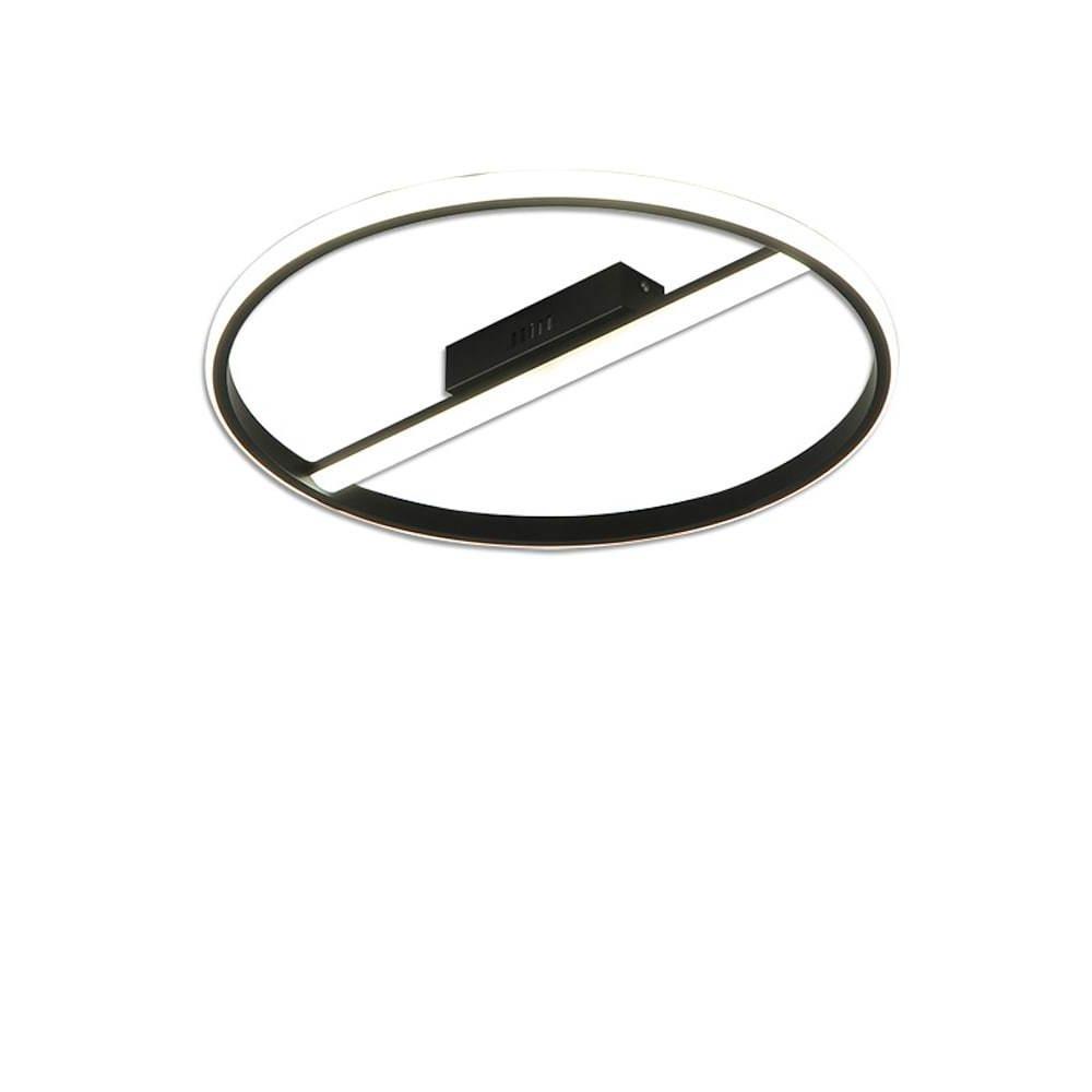 Creative Circle LED Flush Mount Ceiling Light – Modern Metal Design