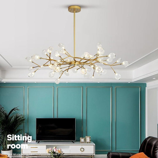 LED Firefly – Sputnik Chandelier Modern Hanging Ceiling Light