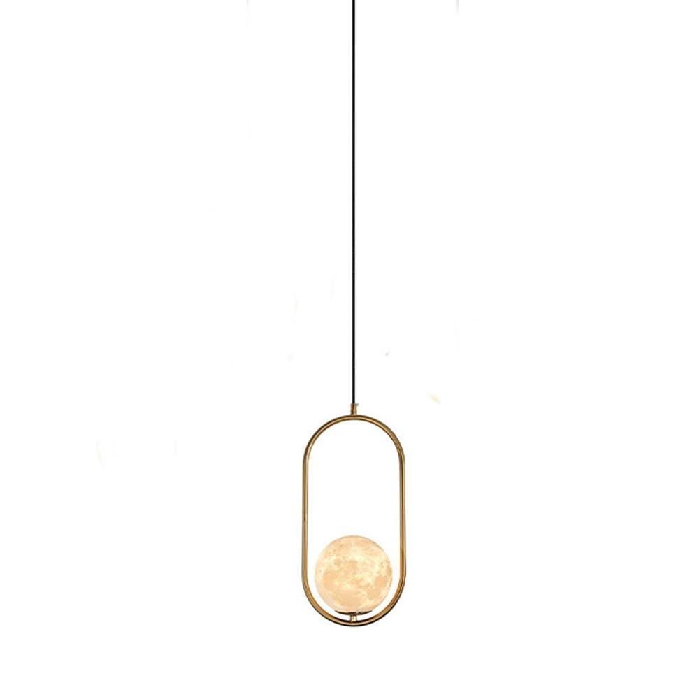 Globe Rectangular Rounded Corners Pendant Light LED Ceiling Lighting
