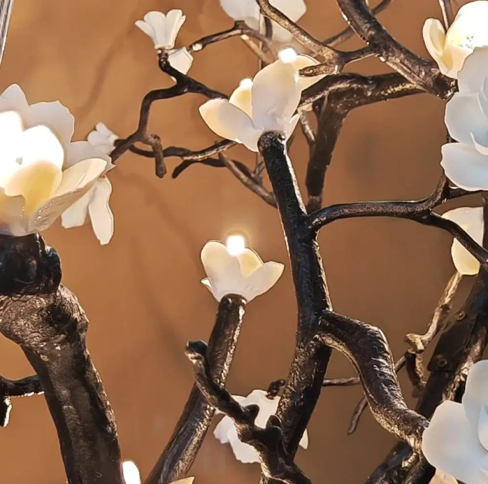 Nordic Ceramic & Copper Branch Chandelier – Modern Luxury Lighting