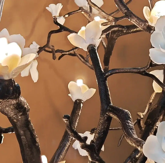 Nordic Ceramic & Copper Branch Chandelier – Modern Luxury Lighting