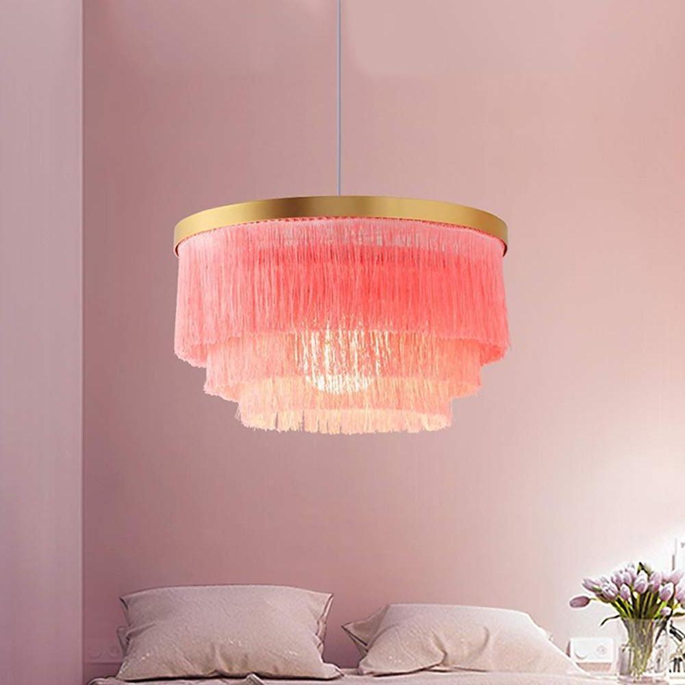 Gradated Drum Shade LED Contemporary Chandelier