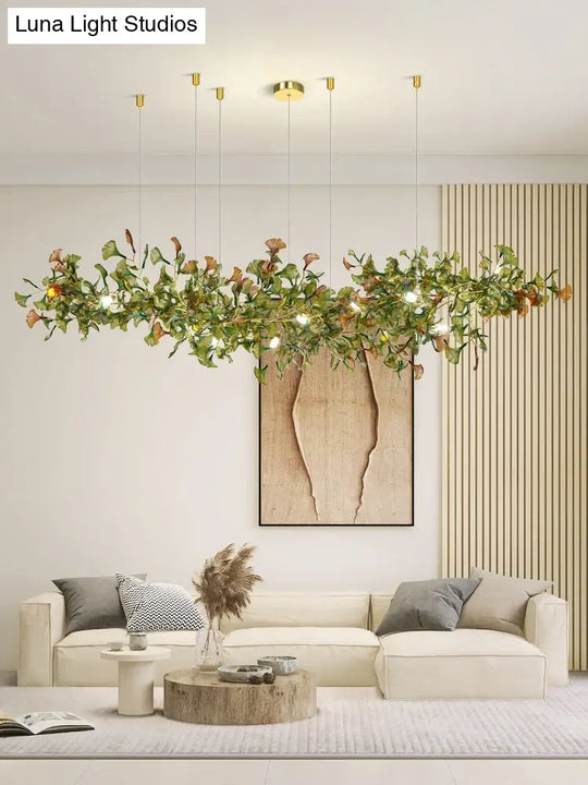 Ginkgo Glass Pendant Chandelier – Modern Luxury Lighting