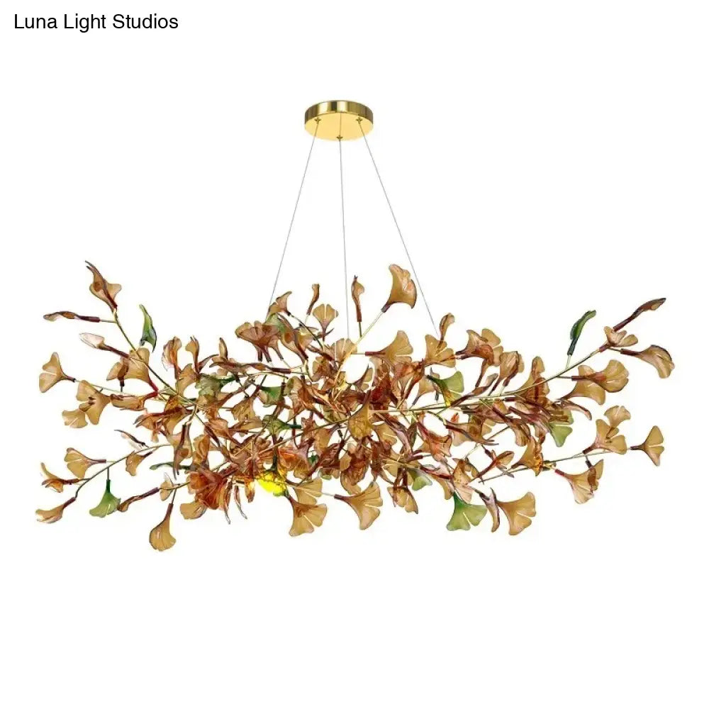Ginkgo Glass Pendant Chandelier – Modern Luxury Lighting