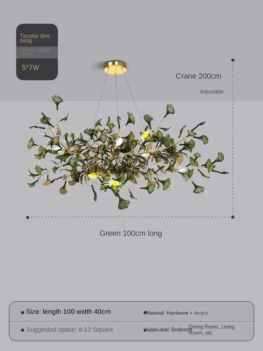 Ginkgo Glass Pendant Chandelier – Modern Luxury Lighting