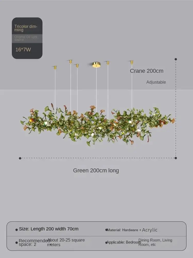 Ginkgo Glass Pendant Chandelier – Modern Luxury Lighting