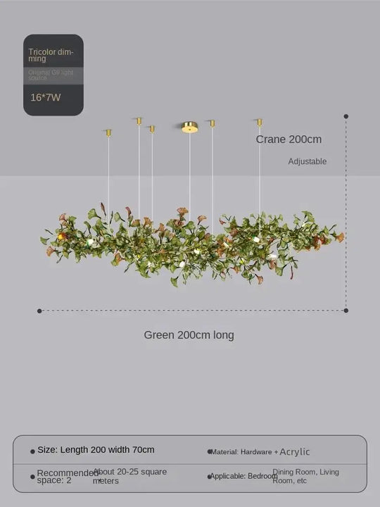 Ginkgo Glass Pendant Chandelier – Modern Luxury Lighting
