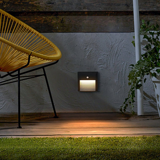 Embedded Motion Sensor LED Step Light for Courtyard and Terrace