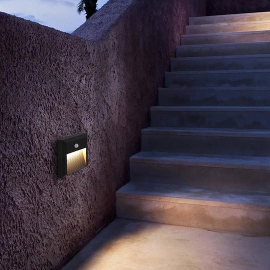 Embedded Motion Sensor LED Step Light for Courtyard and Terrace