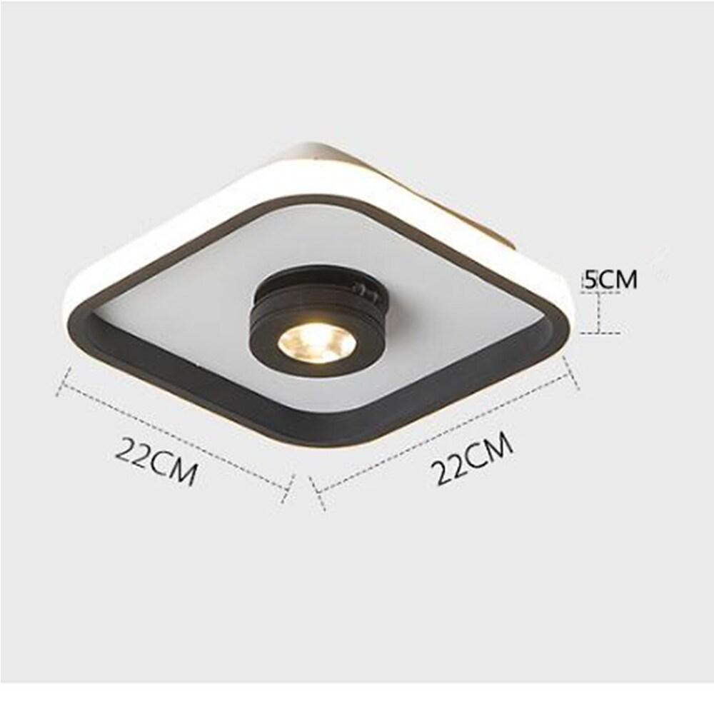 Rounded Square Adjustable LED Spotlight Ceiling Light