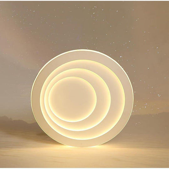 4 Graduated Circles LED Nordic Ceiling Light – Modern Flush Mount