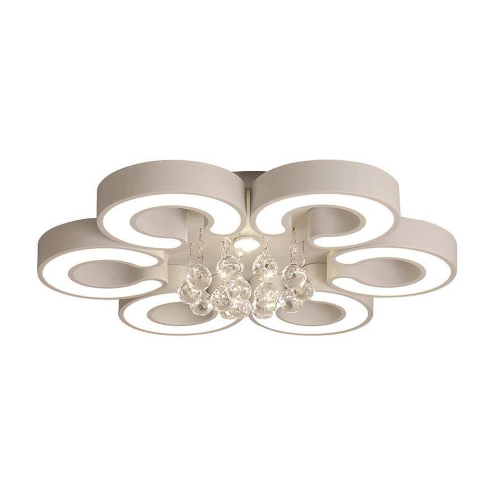 Flower Shaped Dimmable LED Modern Flush Mount Ceiling Light