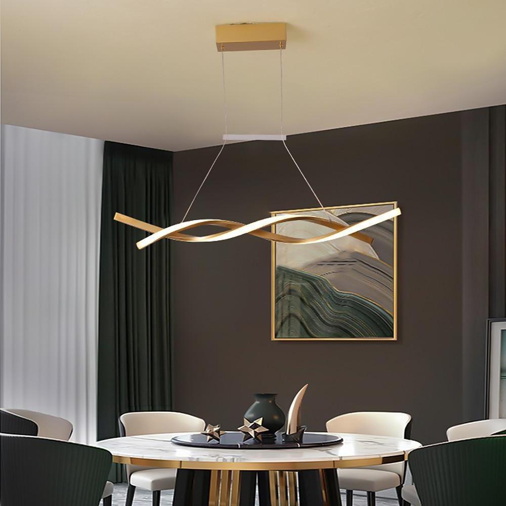 Interwoven Waves LED Modern Pendant Lighting