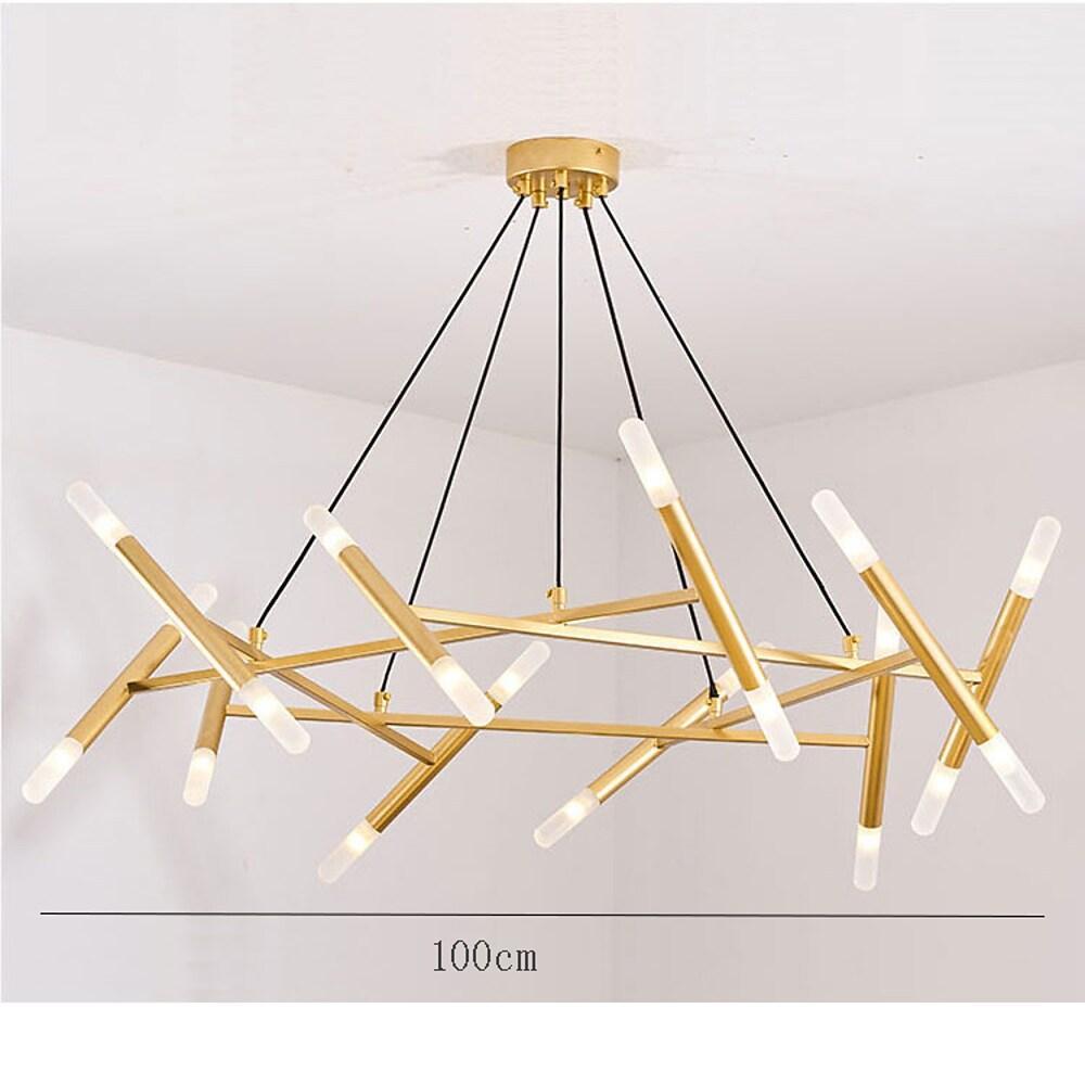 Creative Metal Design 16-Light LED Industrial Chandelier