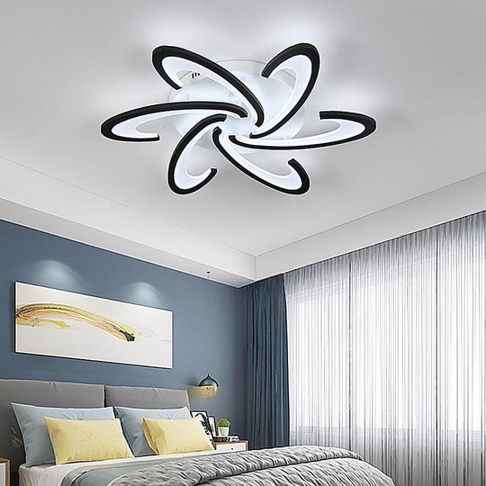 Artistic – Geometric Acrylic LED Flush Mount Ceiling Light