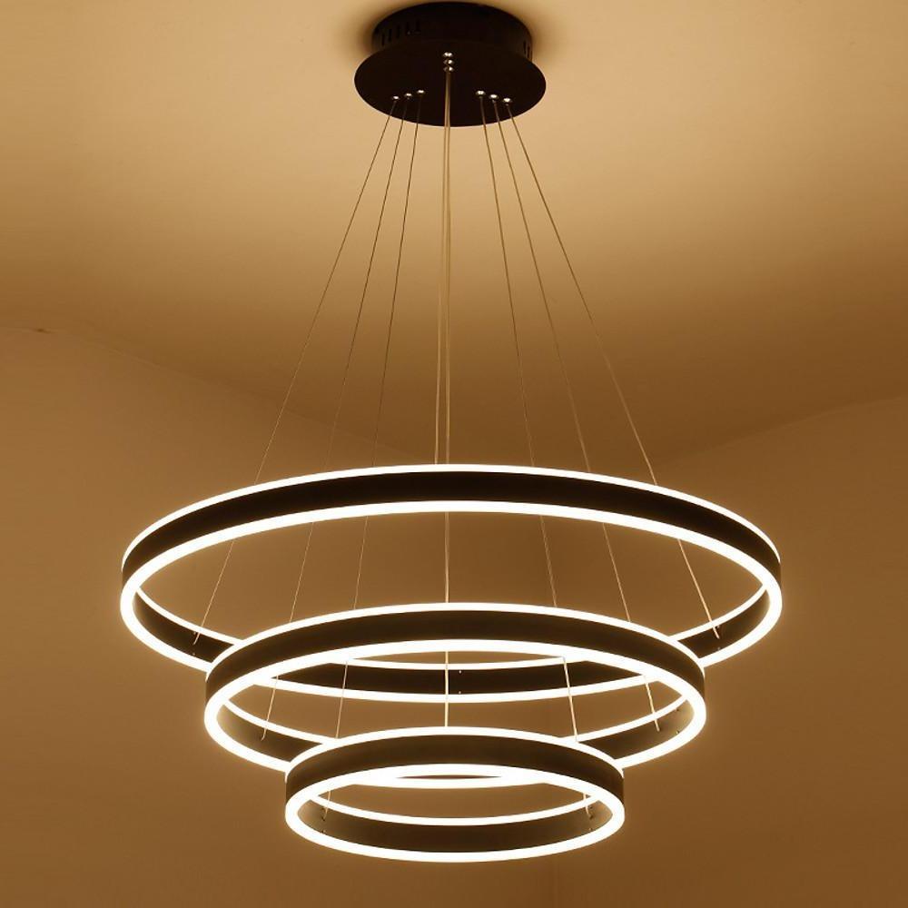 3 Circles Interweaved LED Modern Pendant Chandelier