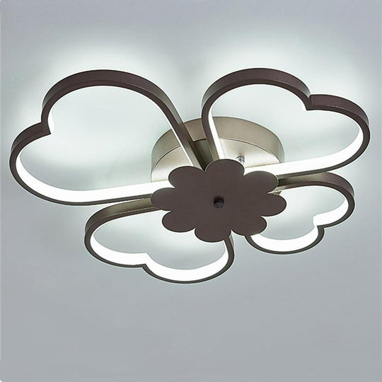 Bespoke Metal Flower LED Flush Mount Ceiling Light