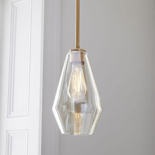 Nordic Classic Copper Glass Pendant Light