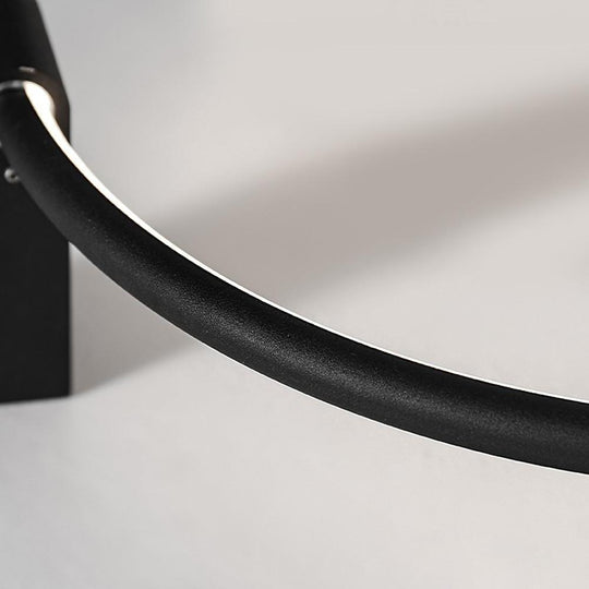 2-Circle Metal Abstract LED Flush Mount Ceiling Light