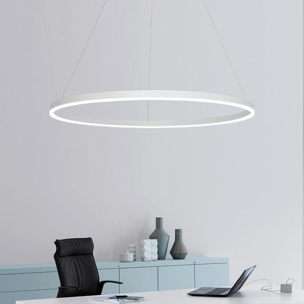 Geometric Slimline Circular Chandeliers Entry Light Dimmable Ceiling Light