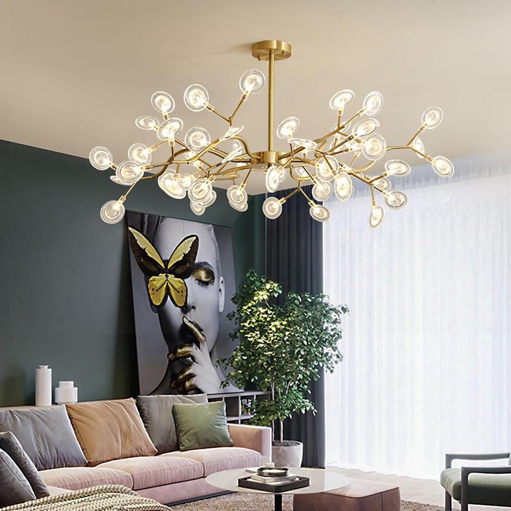 LED Firefly – Sputnik Chandelier Modern Hanging Ceiling Light