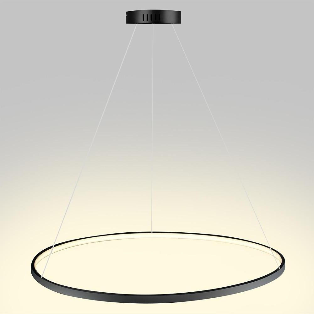 Round Geometric 30 W Single-Ring Integrated LED Pendant – Modern & Dimmable