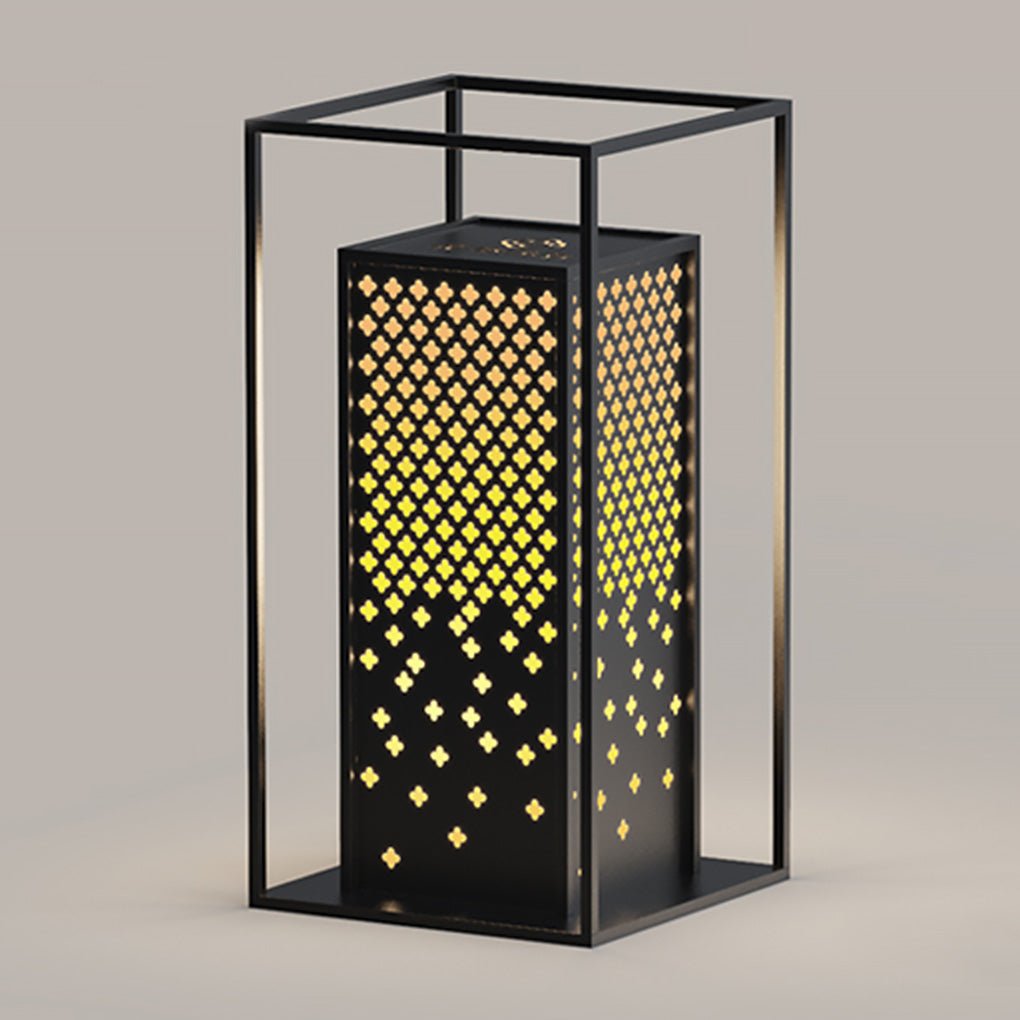 Floral Brown Stainless Steel Waterproof Garden Light