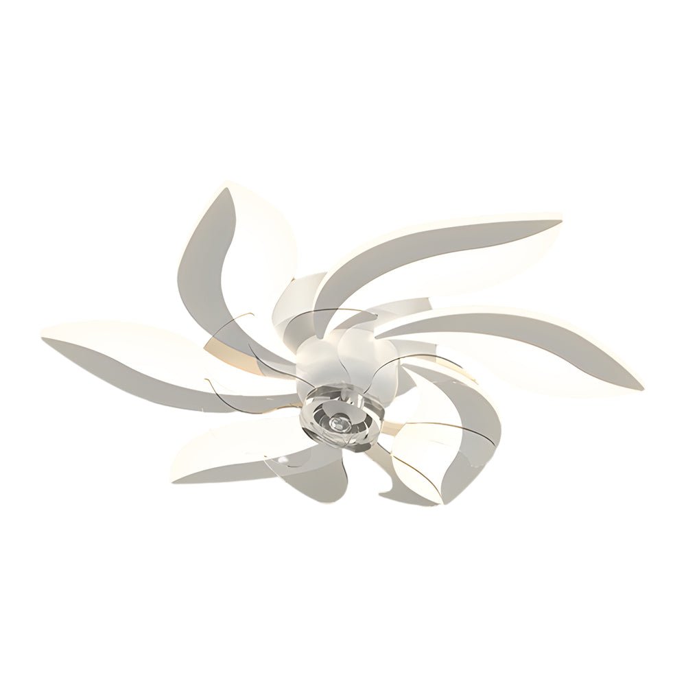 Flowers Leaves Shake Head Ceiling Fan with Light