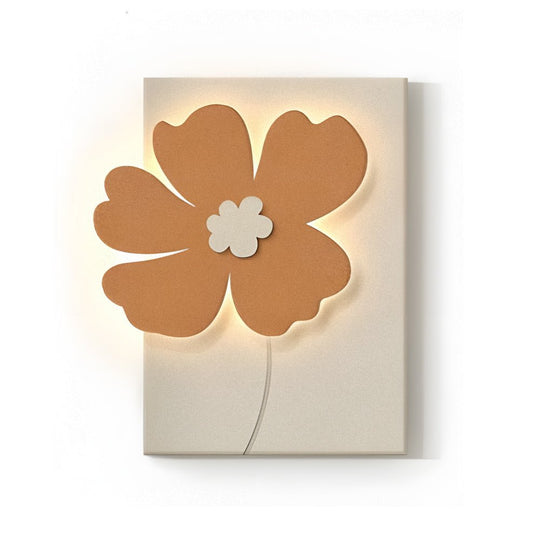 Flowers Three-Dimensional Sandstone Painting USB Remote Decorative Painting