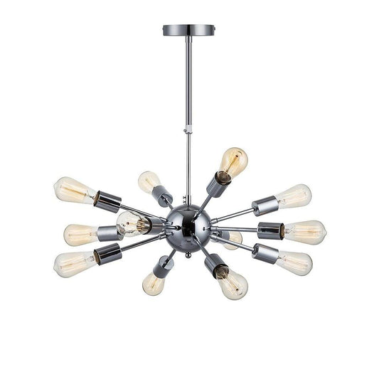 Cluster Sputnik Chandelier – Mid-Century 18-Bulb Design