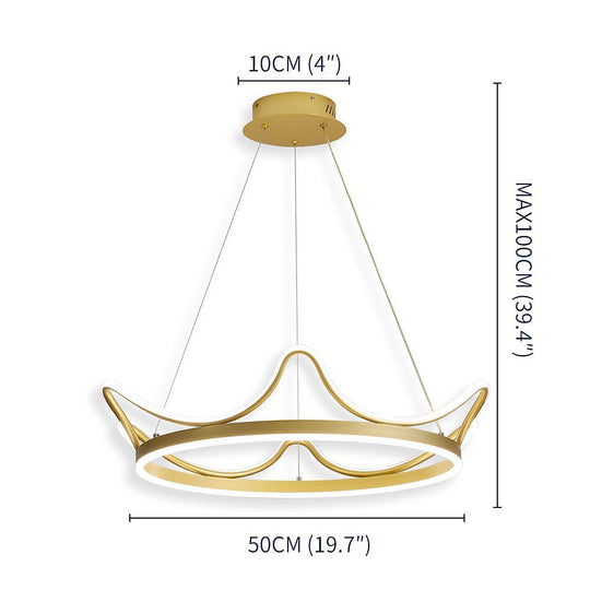 Geometric Shaped LED Gold Nordic Chandeliers Island Lights Pendant Light