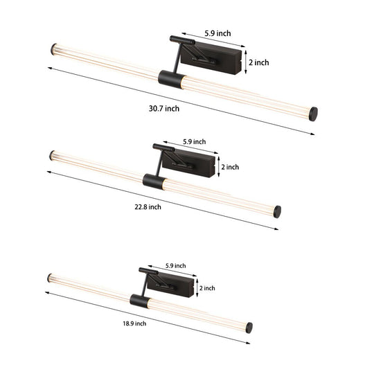Foldable LED Vanity Light with Dual Adjustable Arms