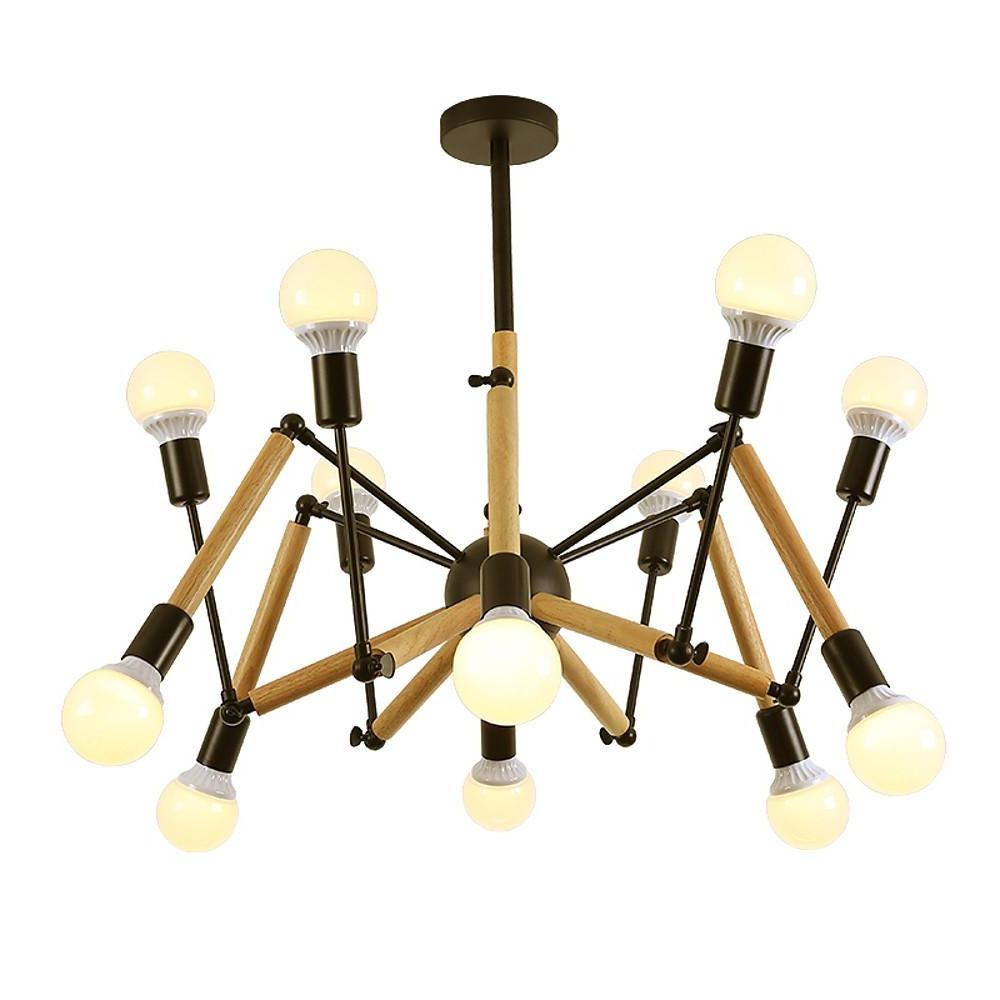 12 Lights Sputnik Design LED Nordic Chandelier Hanging Lamp