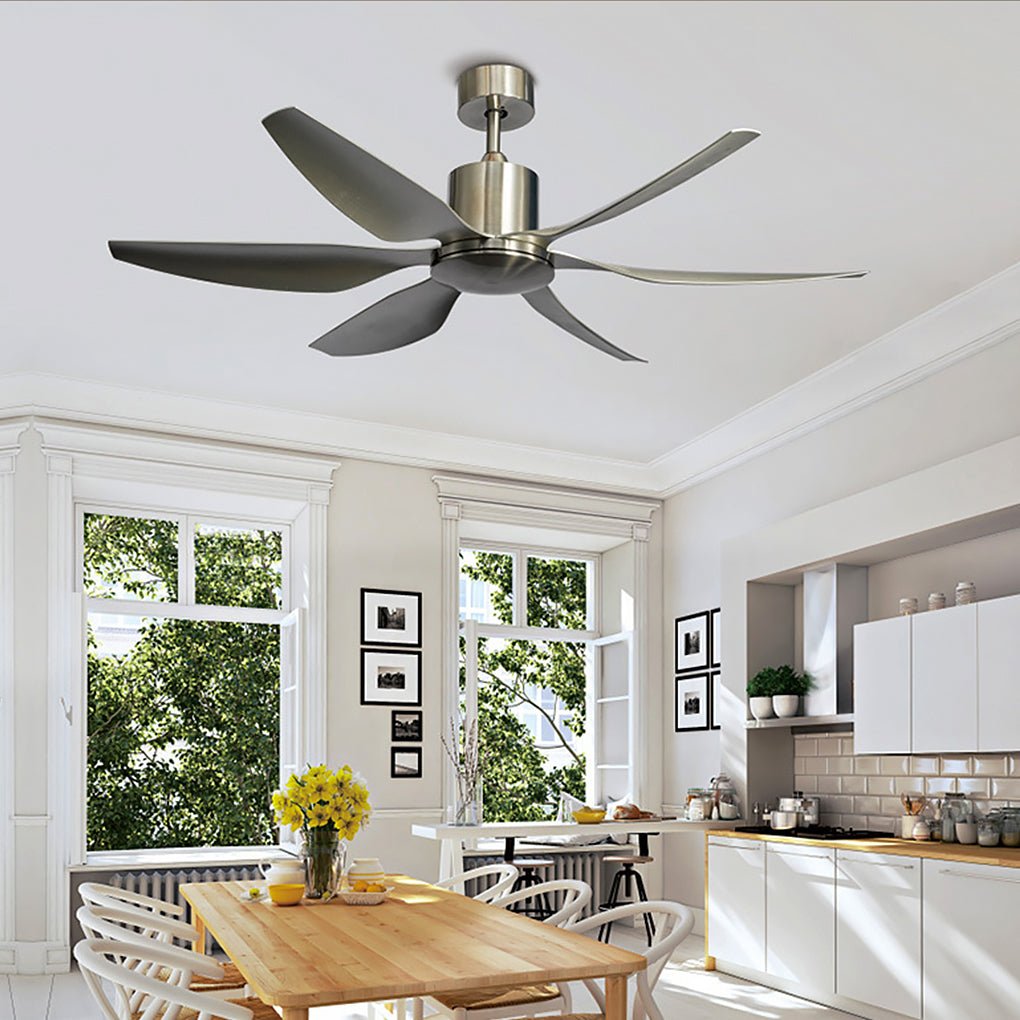66 Inch Silent Frequency Conversion Ceiling Fan with LED and Remote Control