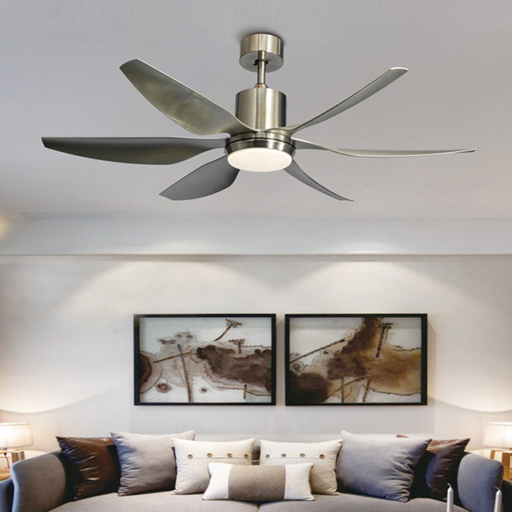 66 Inch Silent Frequency Conversion Ceiling Fan with LED and Remote Control