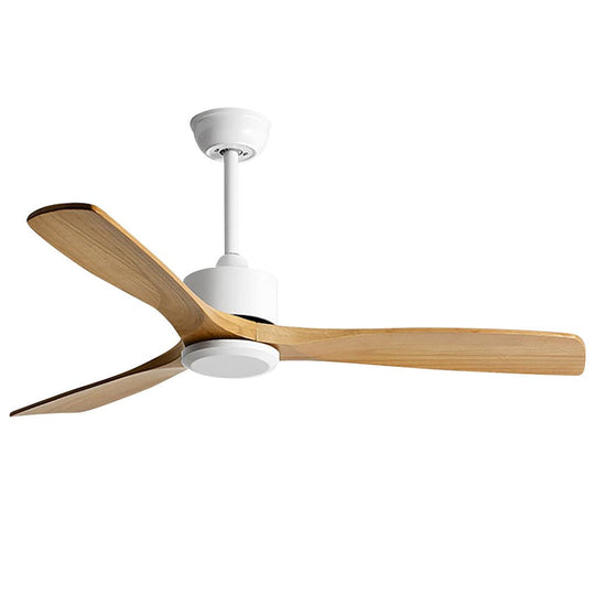 60" Frequency Conversion Wooden Ceiling Fan with Remote