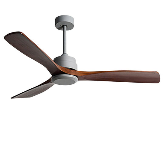 60" Frequency Conversion Wooden Ceiling Fan with Remote