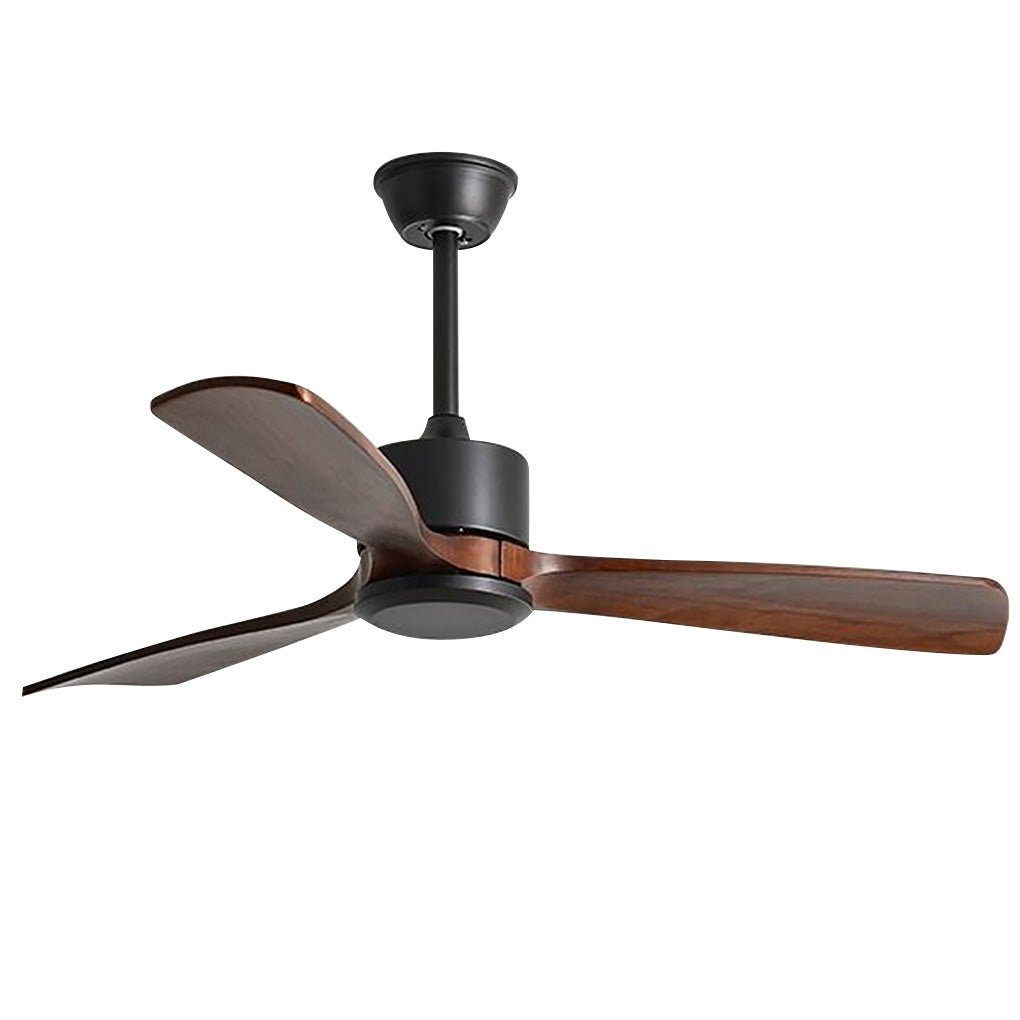 60" Frequency Conversion Wooden Ceiling Fan with Remote