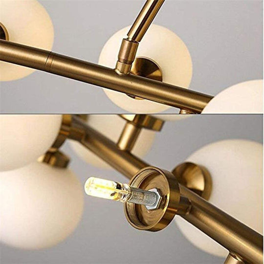 35'' LED 16-Bulb Molecular Pendant Lighting Fixture