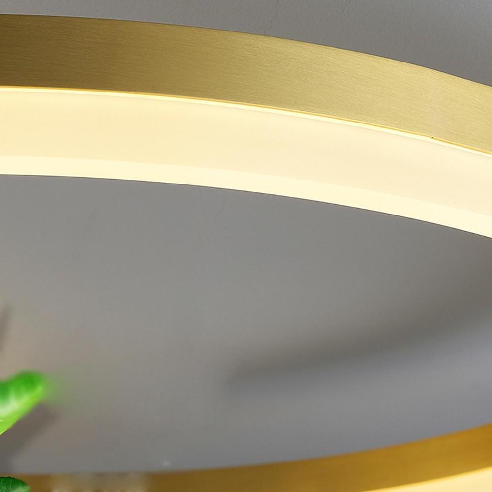 Overlapping Circles Artistic LED Flush Mount Ceiling Light