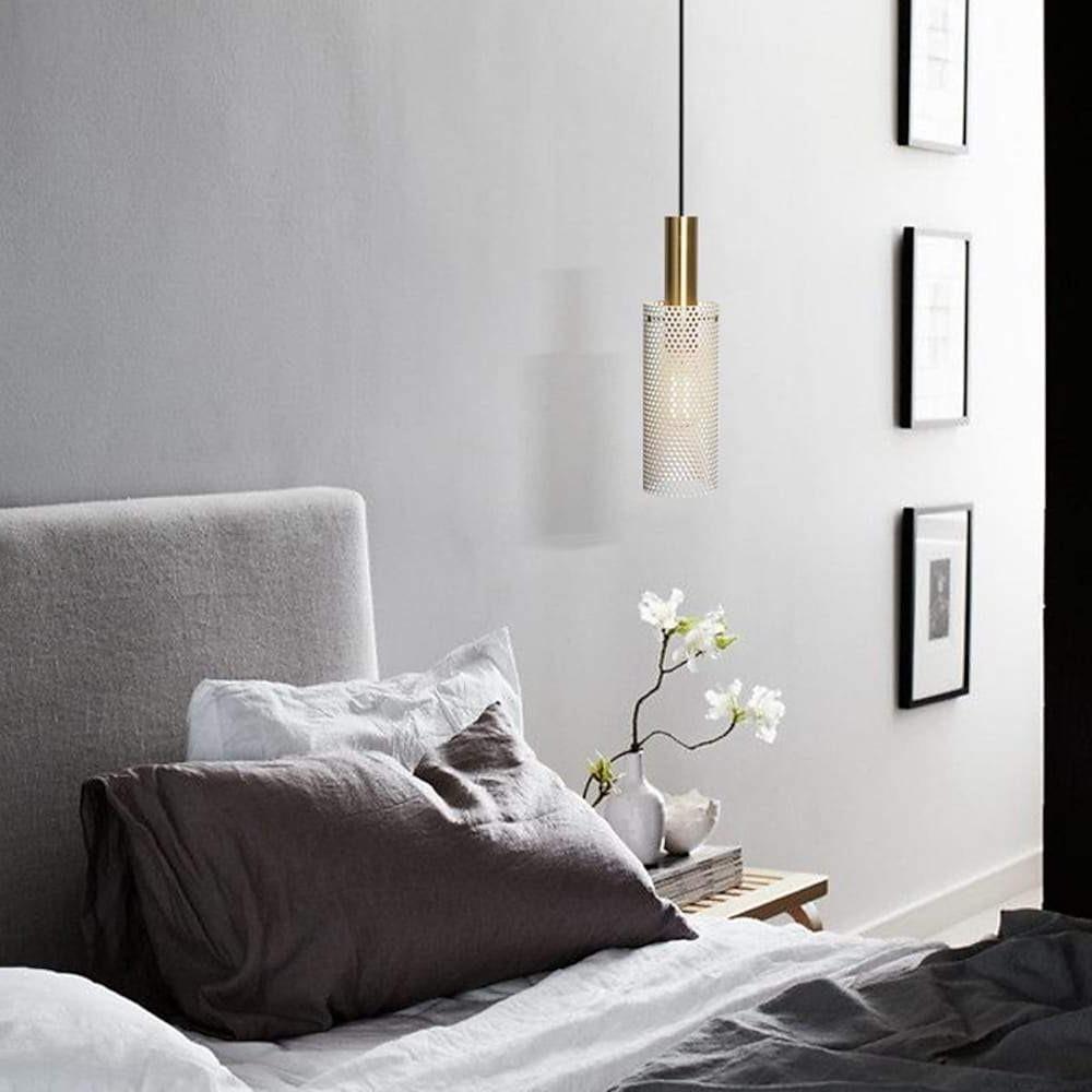 Cylinder Hanging Metal LED Pendant Light