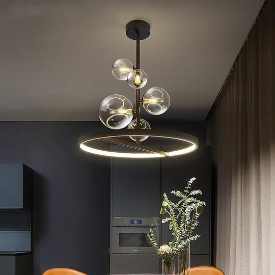 Circles Glass Balls – LED Modern Pendant Lighting Ceiling Light