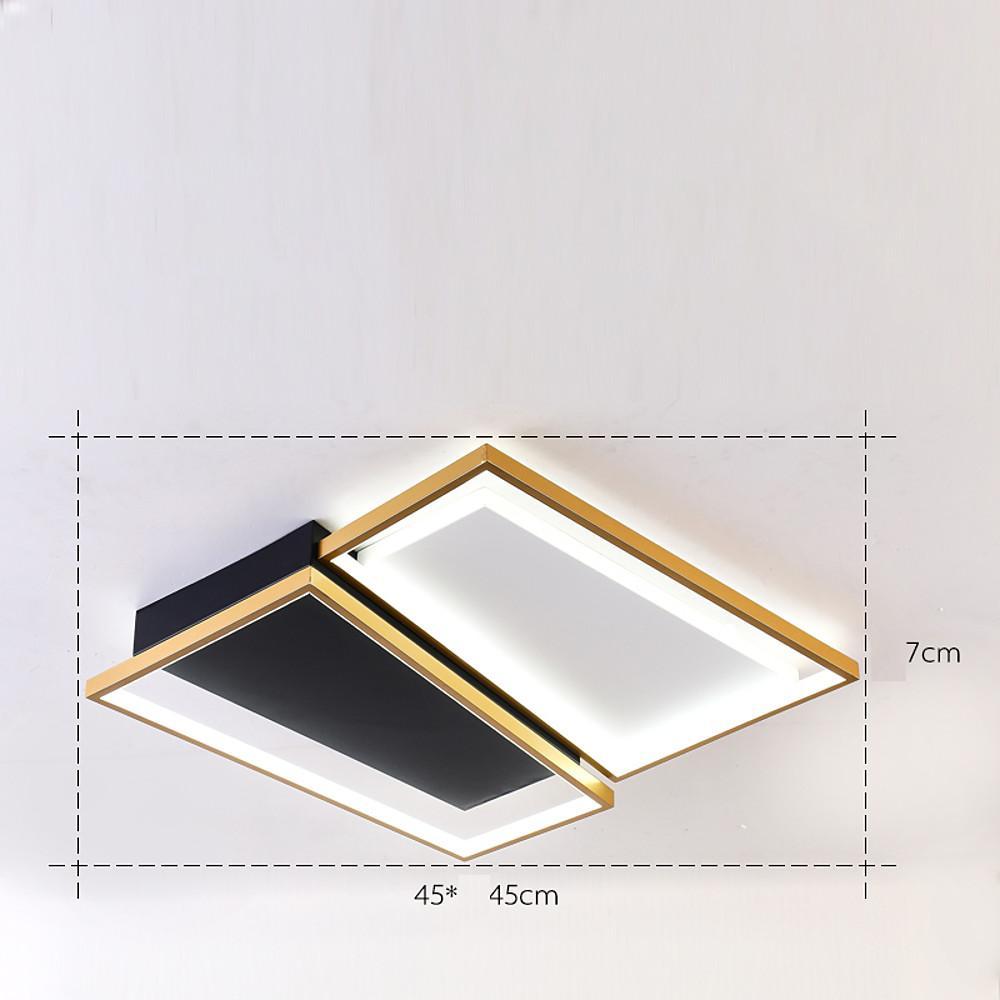 Rectangle & Round LED Modern Flush Mount Ceiling Light
