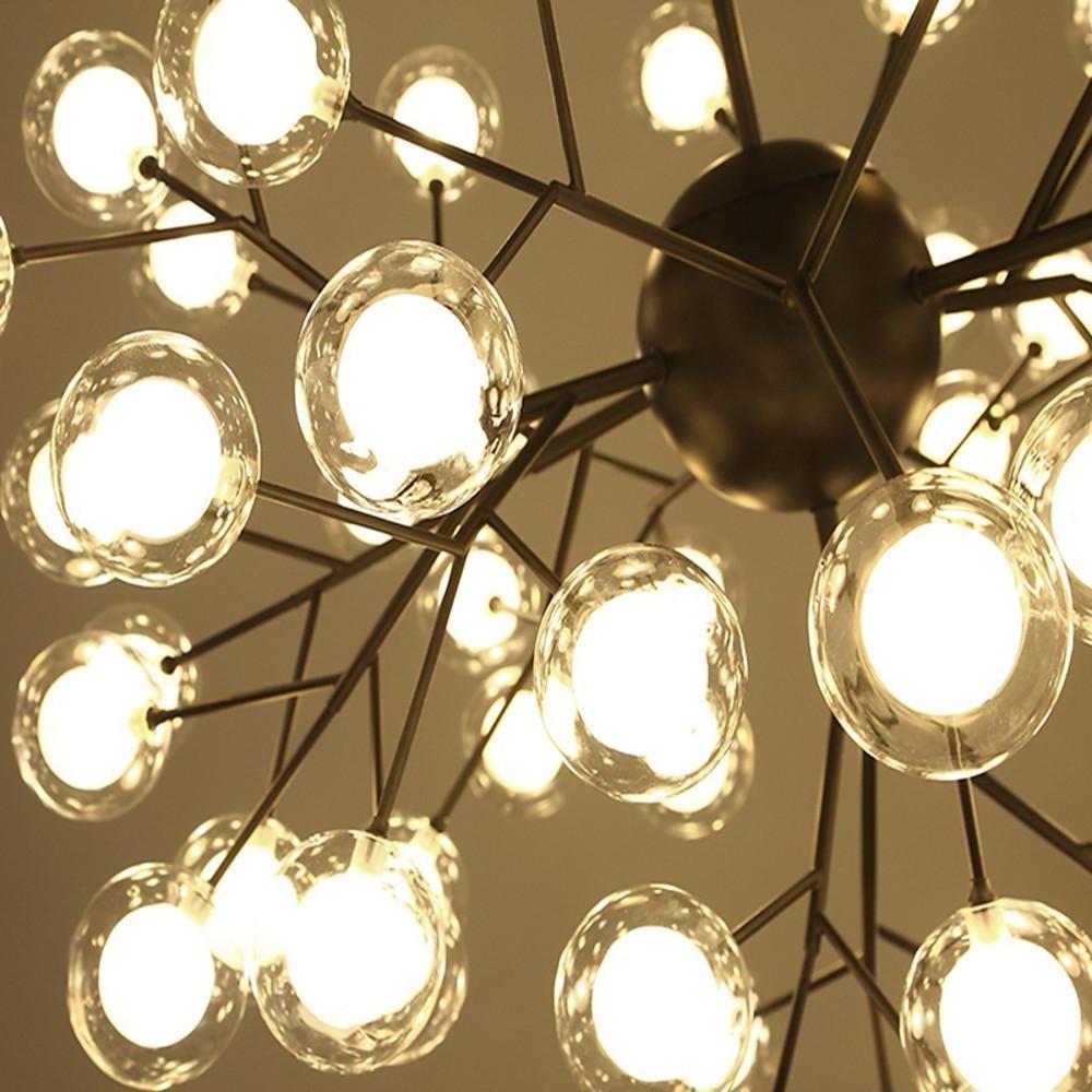 45-Light Cluster Branches Design Glass LED Modern Chandelier