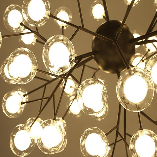45-Light Cluster Branches Design Glass LED Modern Chandelier