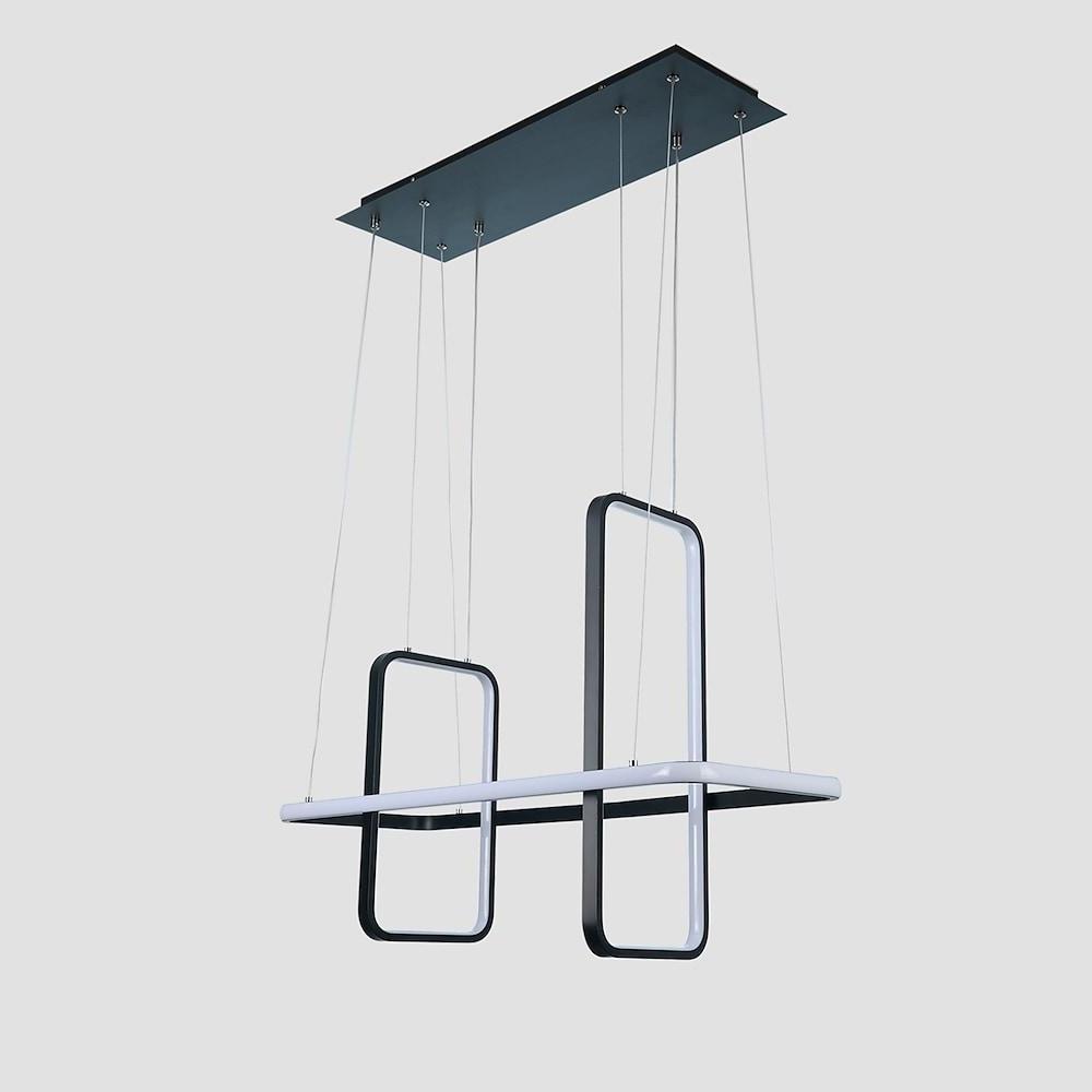 Rectangular LED Modern Chandelier Pendant Light Hanging Ceiling Light