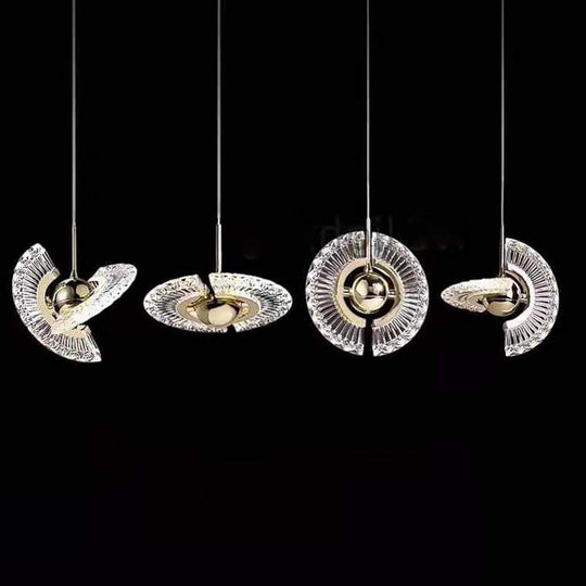 Adjustable Circle LED Nordic Pendant Light – Modern Hanging Lamp